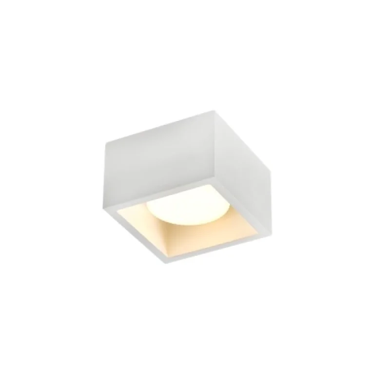Gypsu G96021 – ACA Lighting plaster downlight for outdoor mounting in white, 1X10W