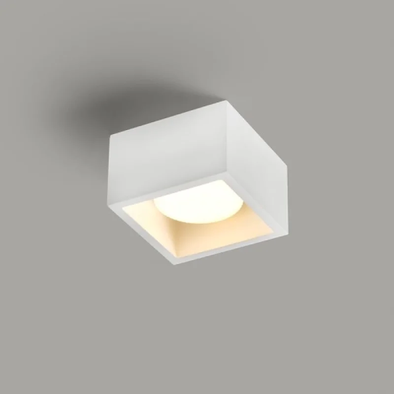Outdoor Downlights Gypsu G96021 – ACA Lighting plaster downlight for outdoor mounting in white, 1X10W