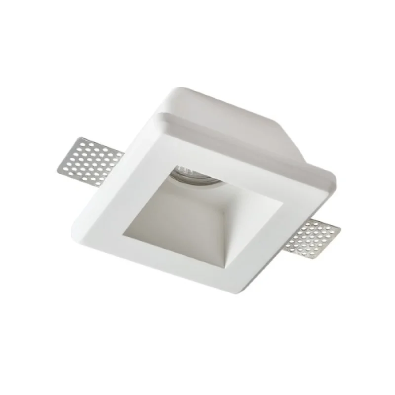 Луни за вграждане Gypsum G90011C – ACA Lighting гипсова луна за вграждане в бял, 1X35W