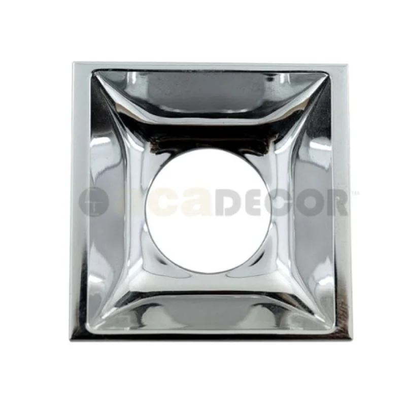 + R90461 G90461C – ACA Lighting plaster downlight for recessed mounting in white, 1X35W
