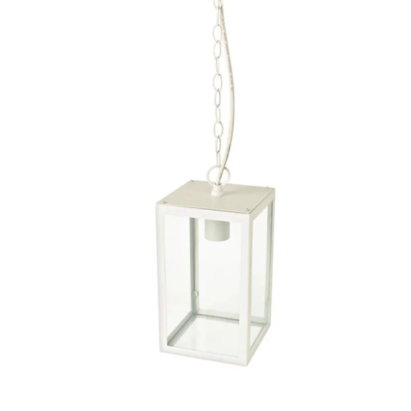 Outdoor Pendants Celia CELIA1PWH – ACA Lighting garden pendant in white, 1X60W