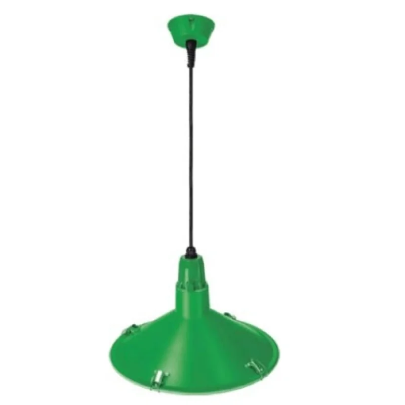 Външни пендели Pendant High Bay E G026DL – ACA Lighting градински пендел в зелен, 1X60W, IP65