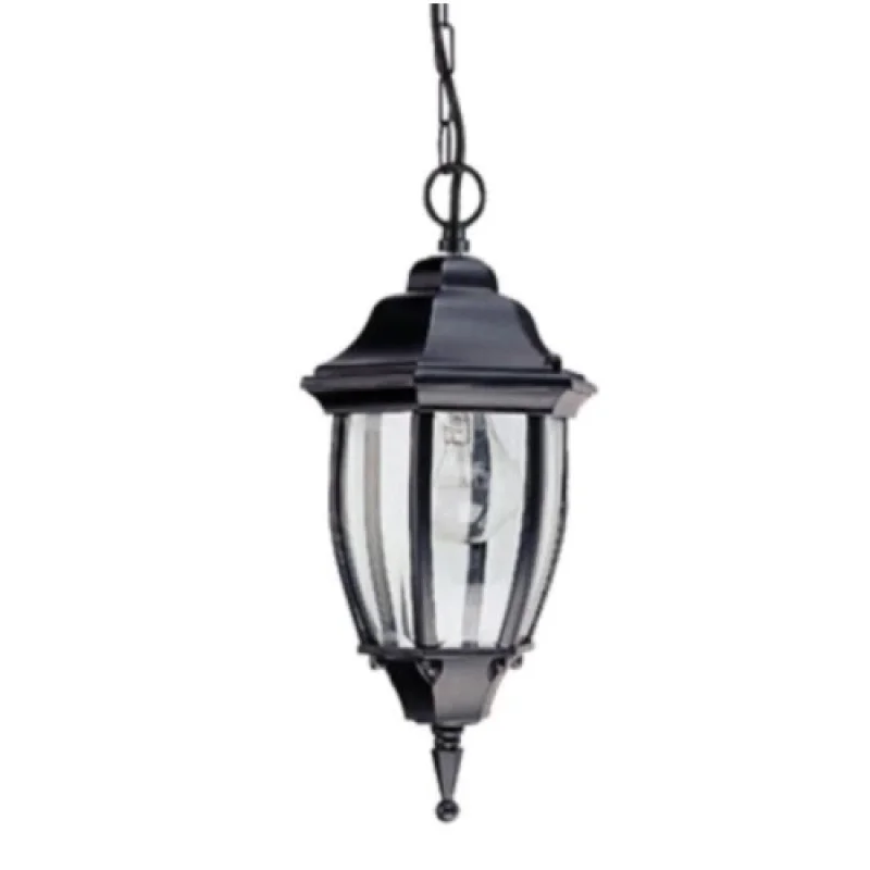 Външни пендели Hexagon PENDANT G HI6175B – ACA Lighting градински пендел в черен, 1x40W