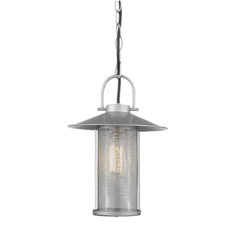 Външни пендели Rossa ROSSA1PPS – ACA Lighting градински пендел в сребрист, 1X60W