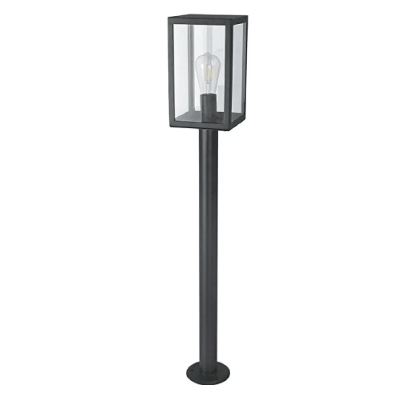 Външни стоящи лампи Celia CELIA1POBK – ACA Lighting градински стълб в черен, 1X60W
