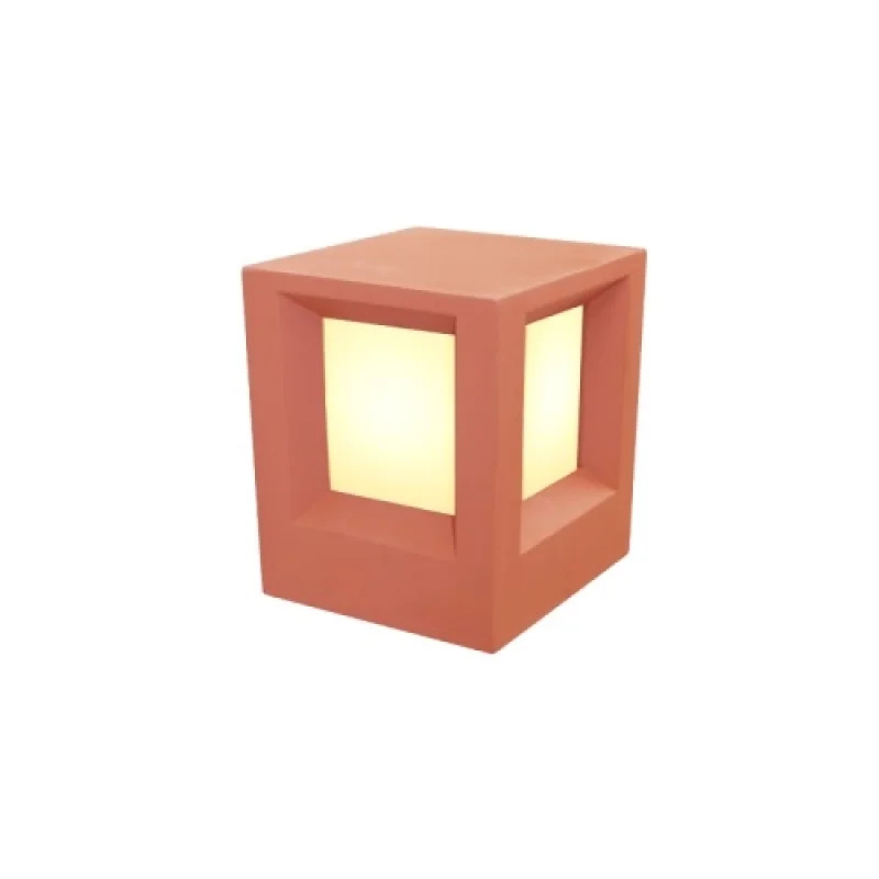 Bollard Lights Ophelia MK041TC-200 – ACA Lighting garden bollard in terracotta, 1X9W