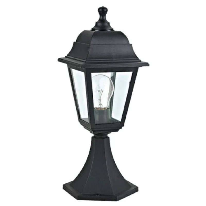 Външни стоящи лампи Square BOLLARD LAMP PLGP3B – ACA Lighting градински стълб в черен, 1x40W