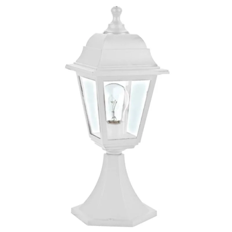 Bollard Lights Square BOLLARD LAMP PLGP3W – ACA Lighting garden bollard in white, 1x40W