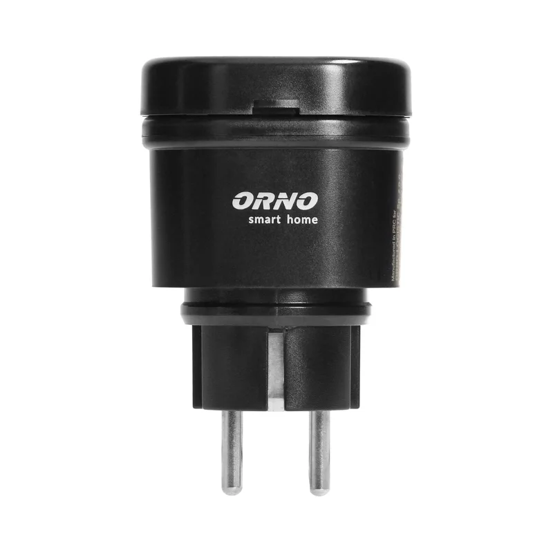 Контакт Шуко IP44, ORNO, С радио приемник, Черен - ORNO Smart home