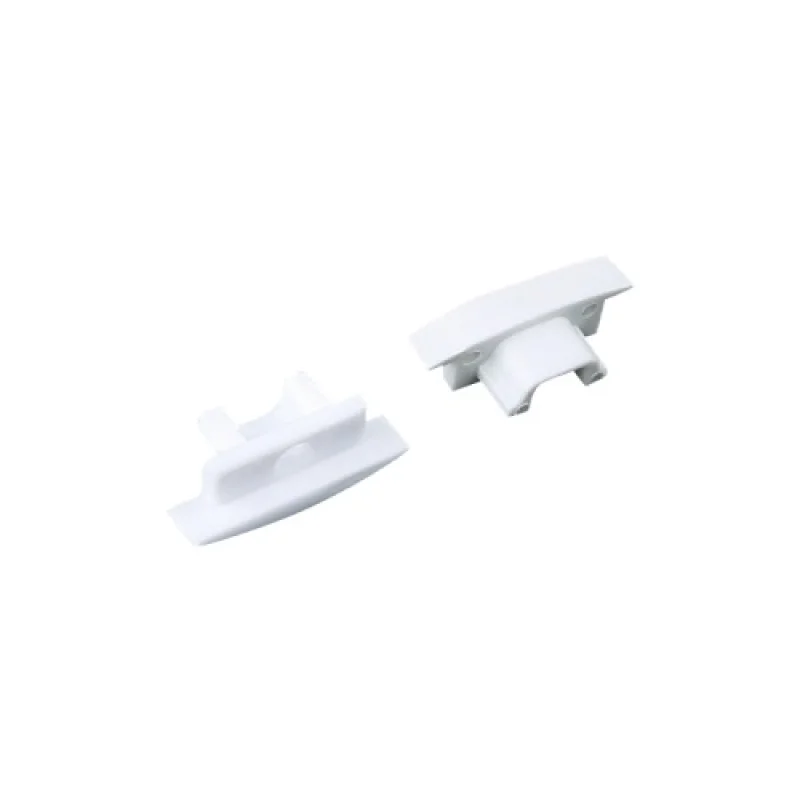 Pendant Lights E EP108 – ACA Lighting end caps for aluminium profile p108u in white
