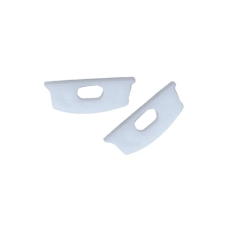 Pendant Lights ACA Lighting EP114NW – end caps for aluminium profile p114nu in white