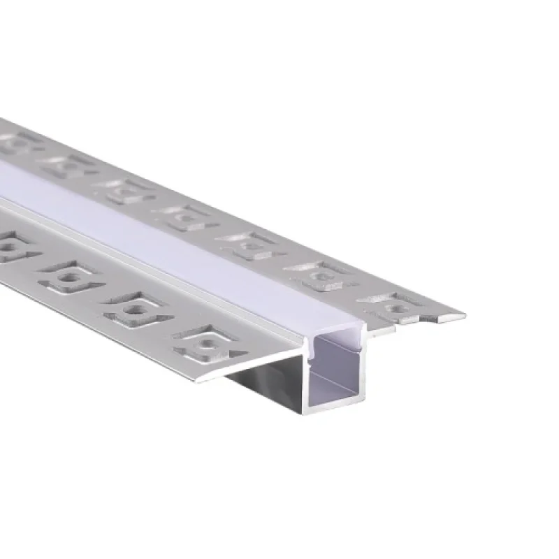 End caps for aluminium profile P121, P122 and P123 AC EP123 – ACA Lighting pendant in white
