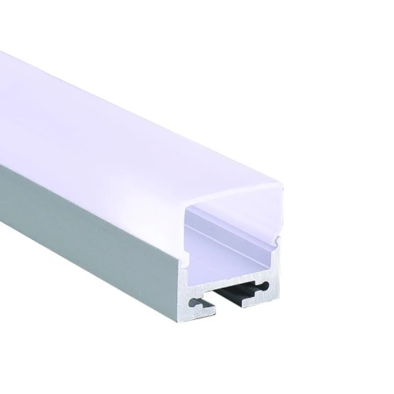 E EP28N – ACA Lighting end caps for aluminium profile p28nu in white