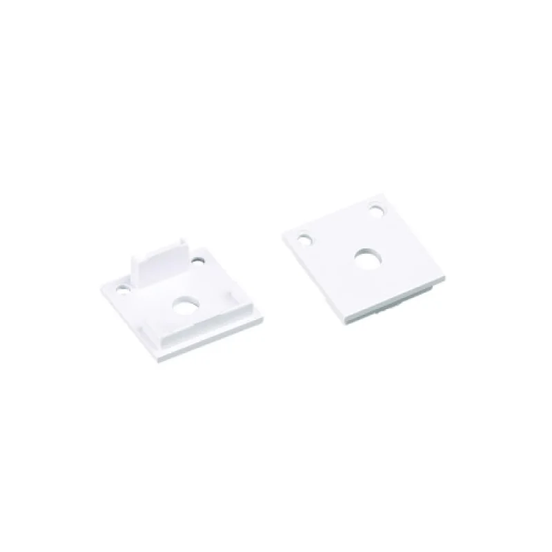 Pendant Lights E EP28N – ACA Lighting end caps for aluminium profile p28nu in white