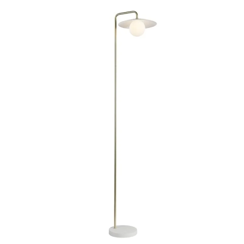 Подови лампи (Лампион) Fleria 1 x G9 HM235F1 – ACA Lighting лампион в бял, 1X7W
