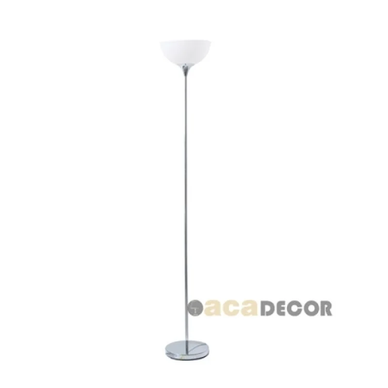 Floor Lamps Basico KS2026F1CH – ACA Lighting floor lamp in chrome, 1X60W