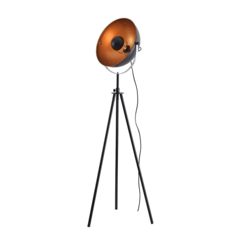 Floor Lamps Camara ML306681FBG – ACA Lighting floor lamp in black, 1X60W