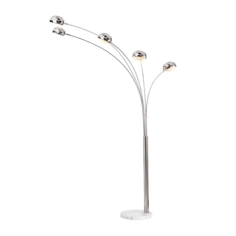Floor Lamps Markella ML312461FC – ACA Lighting floor lamp in white, 5X60W
