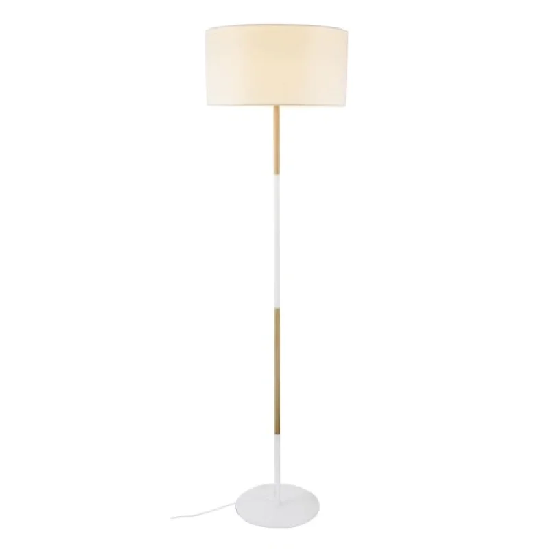 Floor Lamps Yasmine OD6508FWH – ACA Lighting floor lamp in white, 1X60W