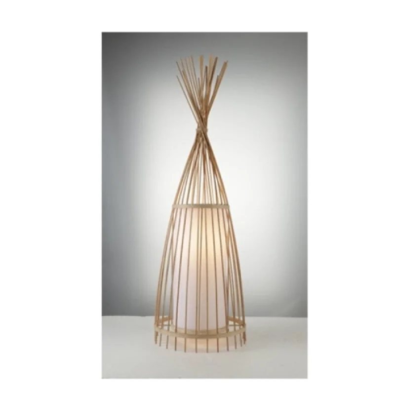 Serifos TF661F100BO – ACA Lighting floor lamp in beige, 1X60W