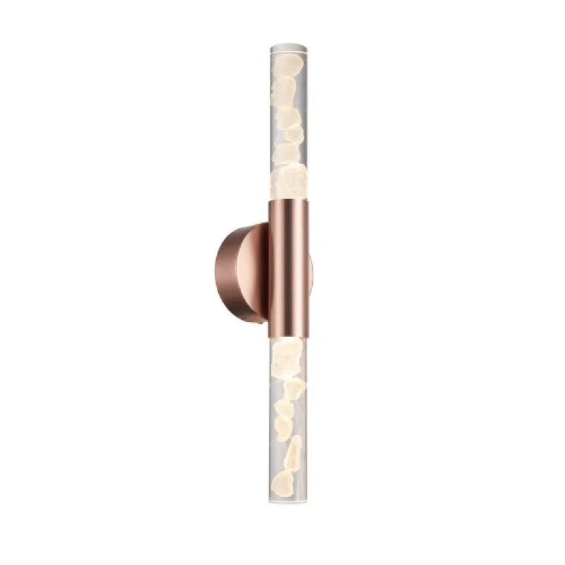 Wall Lights Oasis BRONZE WALL L CN2W13PBRCCT – ACA Lighting LED wall light in bronze, 13W, 2700K