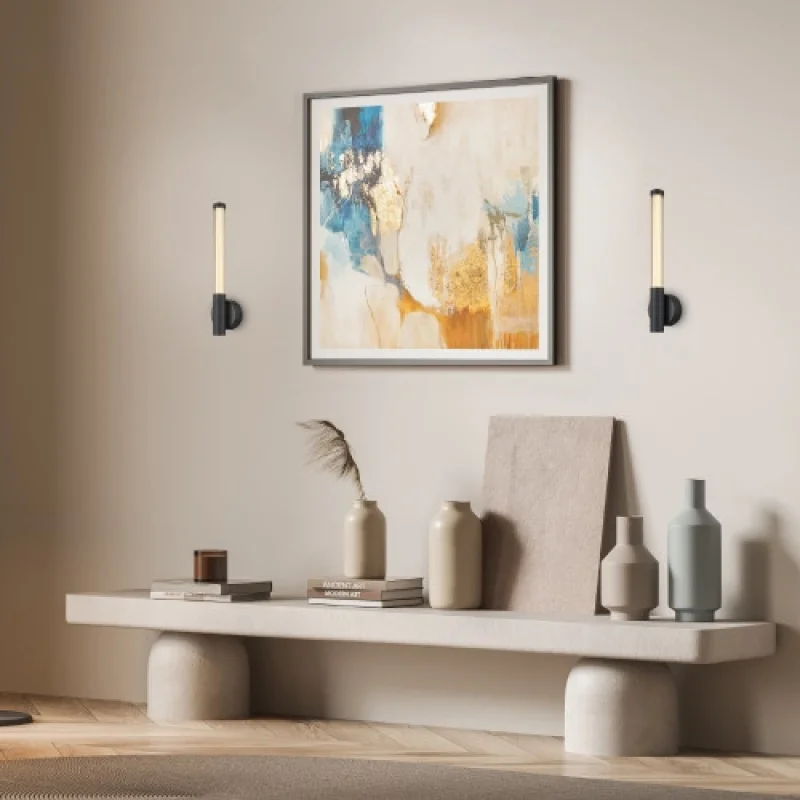 Candelera BLACK WALL CNDW7BKCCT – ACA Lighting LED аплик в бял мат, 7W, 2700K