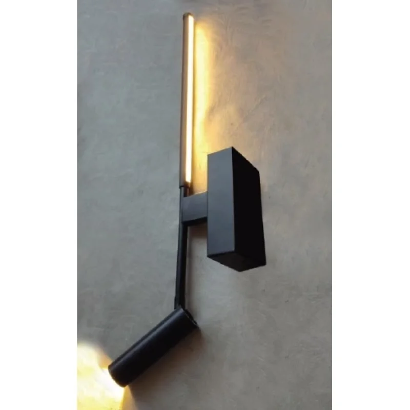 Concerto 5W + 3W 300 HM616LEDWBK – ACA Lighting LED аплик в черен мат, 8W, 3000K