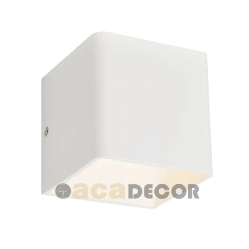 Wall Lights White NEPHELE L35037 – ACA Lighting LED wall light in white, 1X3W, 3000K