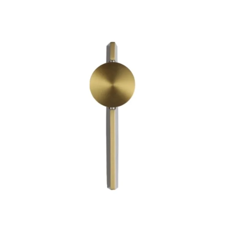 Wall Lights Jo SATIN BRASS 5W 27 MW2505831BR – ACA Lighting LED wall light in matt brass, 5W, 2700K