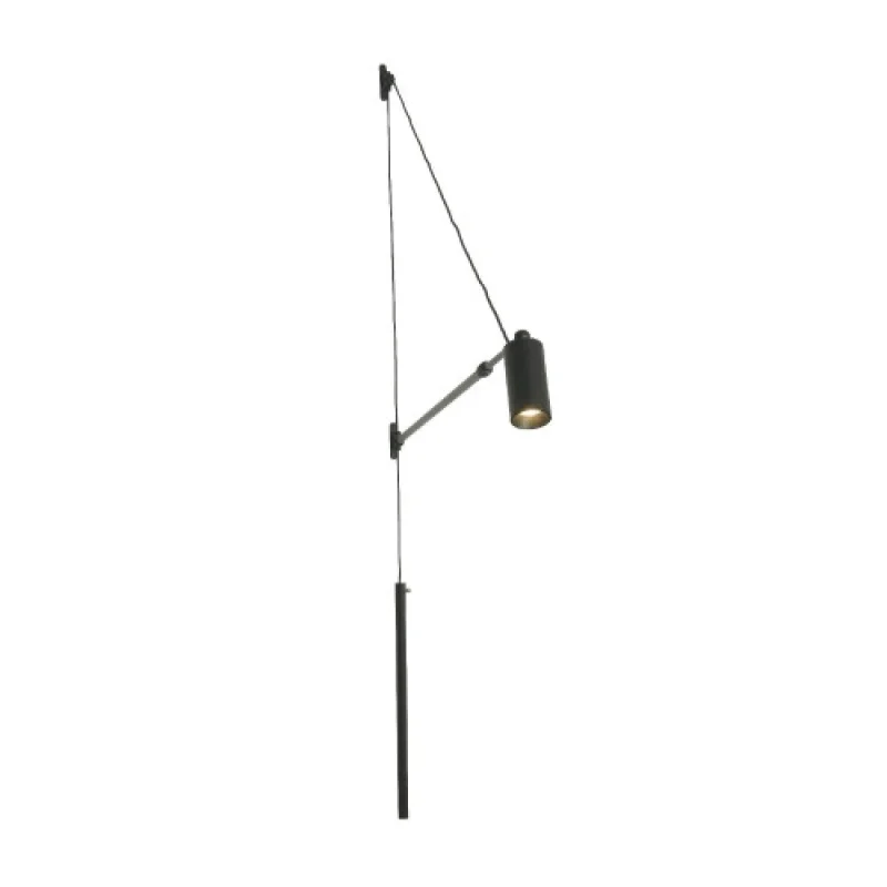 Wall Lights Bella BLACK 6W 3000K OKN5014WBK – ACA Lighting LED wall light, 6W, 3000K