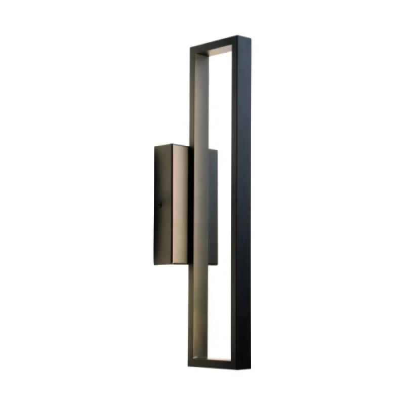 Aelia PN30LEDW40BK – ACA Lighting LED wall light in black, 1X12W, 3000K