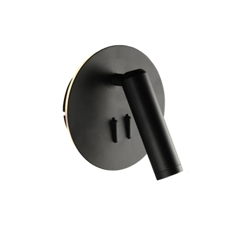 Стенно осветление (аплици) Zeus SF1801LEDB – ACA Lighting LED аплик в черен, 1X3W, 3000K