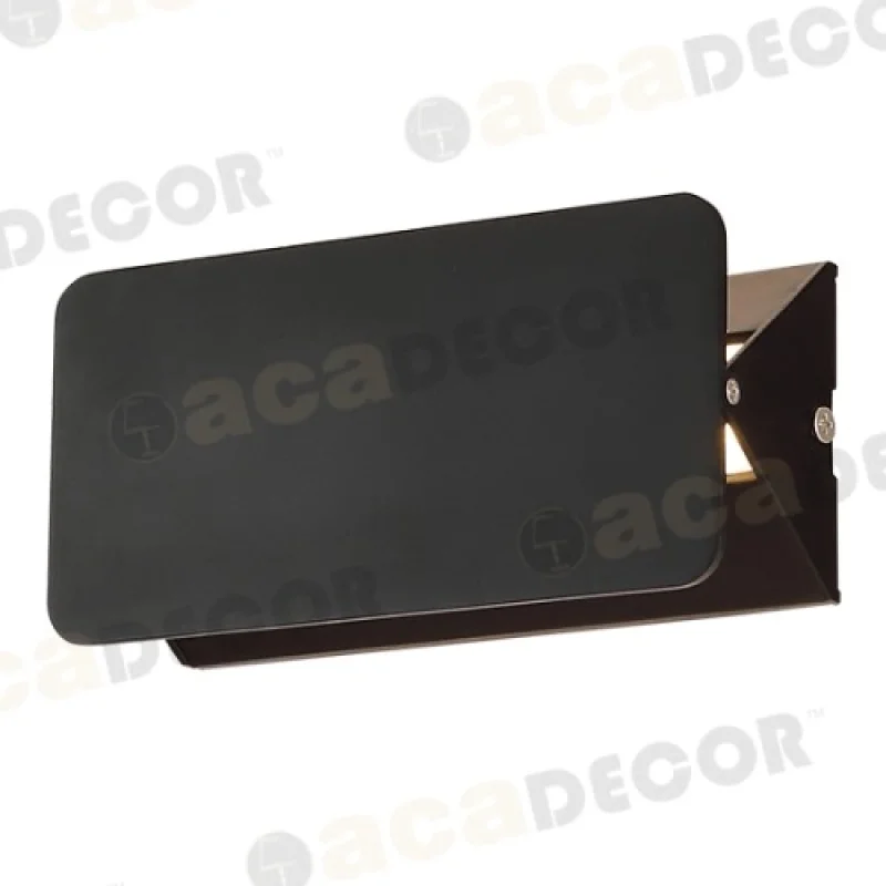 Wall Lights Pyramid ZD80645LEDBK – ACA Lighting LED wall light in black, 1X5W, 3000K, IP20