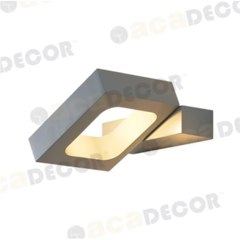 Стенно осветление (аплици) Cyclop ZD80856LEDGY – ACA Lighting аплик в сив, 1X6W, 3000K