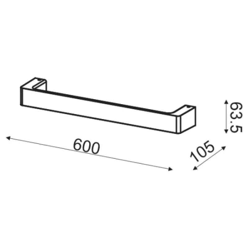 Foga ZD810412LEDBK – ACA Lighting аплик в черен, 1X12W, 3000K, IP20