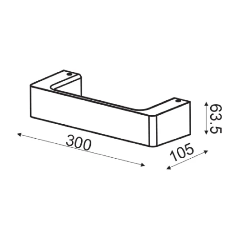 Foga ZD81046LEDWH – ACA Lighting LED аплик в бял, 1X6W, 3000K, IP20
