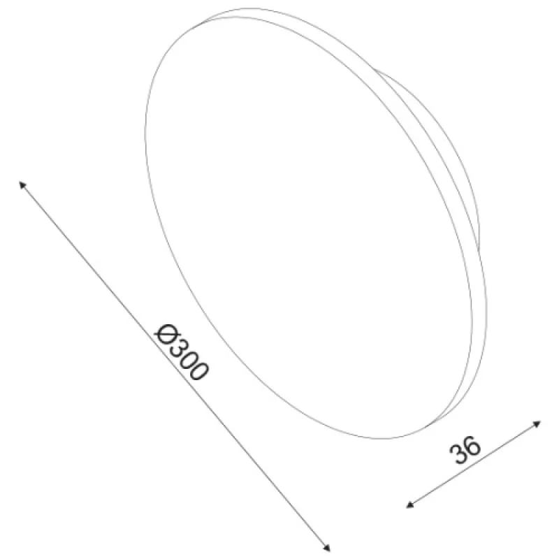 Eclipse ZM1715LEDWDW – ACA Lighting wall light, 1X15W, 3000K