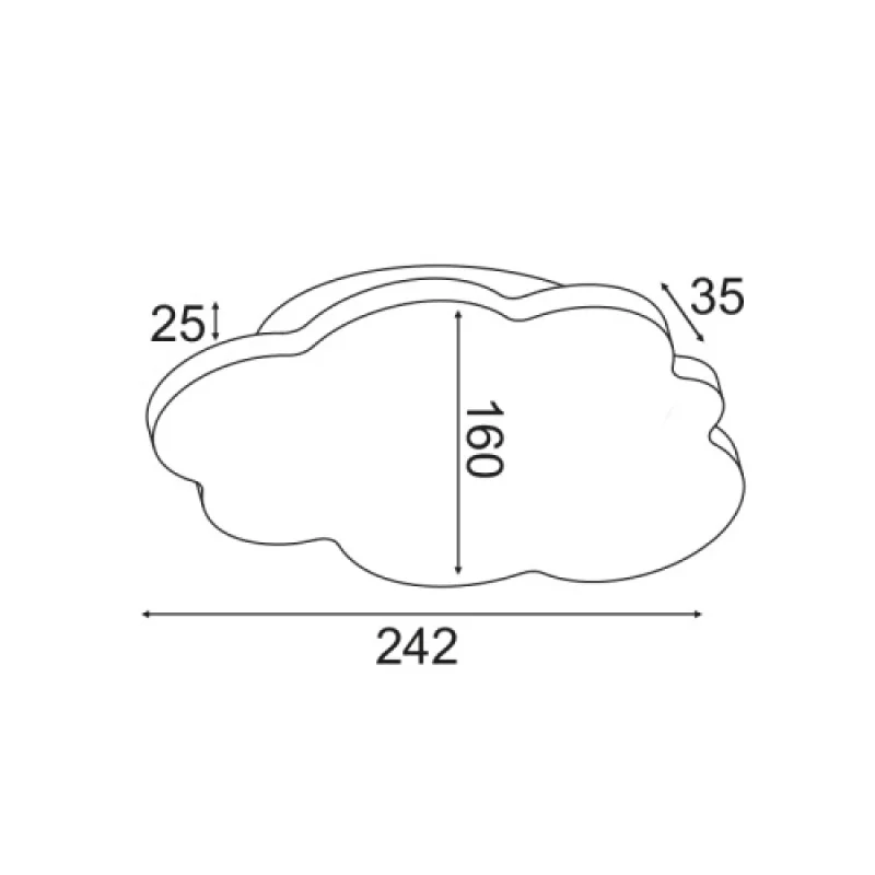 Holma ZM44LEDW24B – ACA Lighting аплик в син, 9W, 3000K