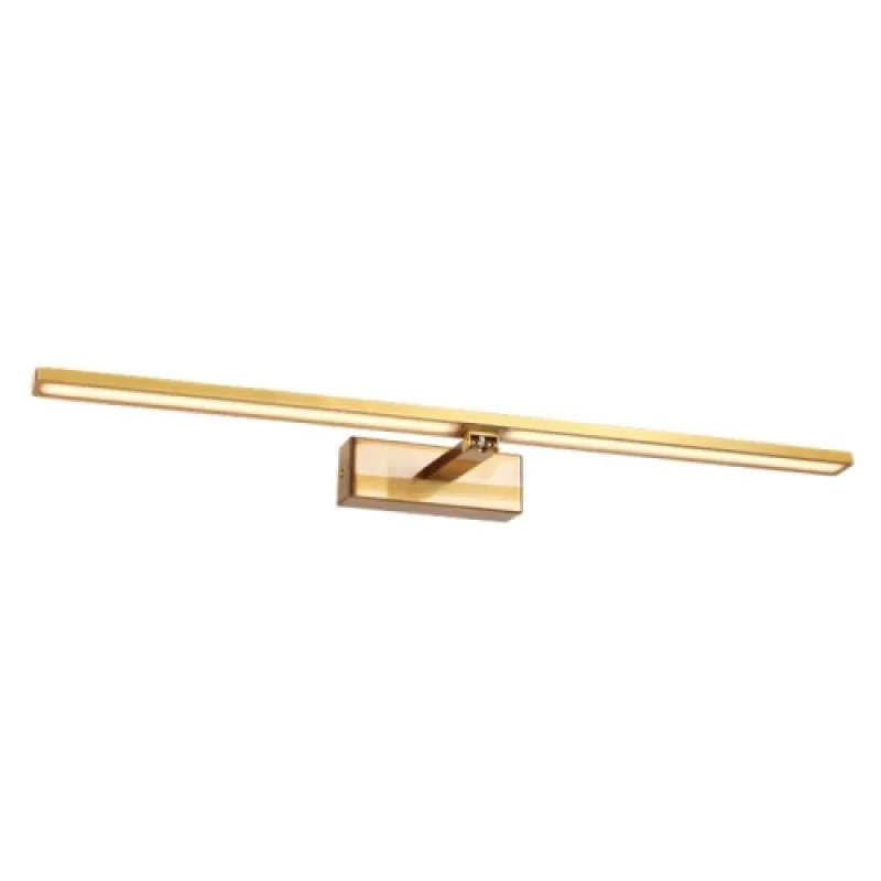 Bathroom Lighting Palma PN15LEDW67BR – ACA Lighting LED wall light for bathroom in matt brass, 1X12W, 3000K