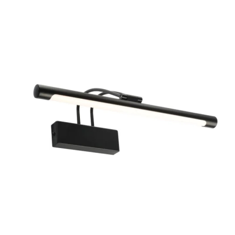 Bathroom Lighting Aria PN17LEDW40BK – ACA Lighting LED wall light for bathroom in black, 1X8W, 3000K
