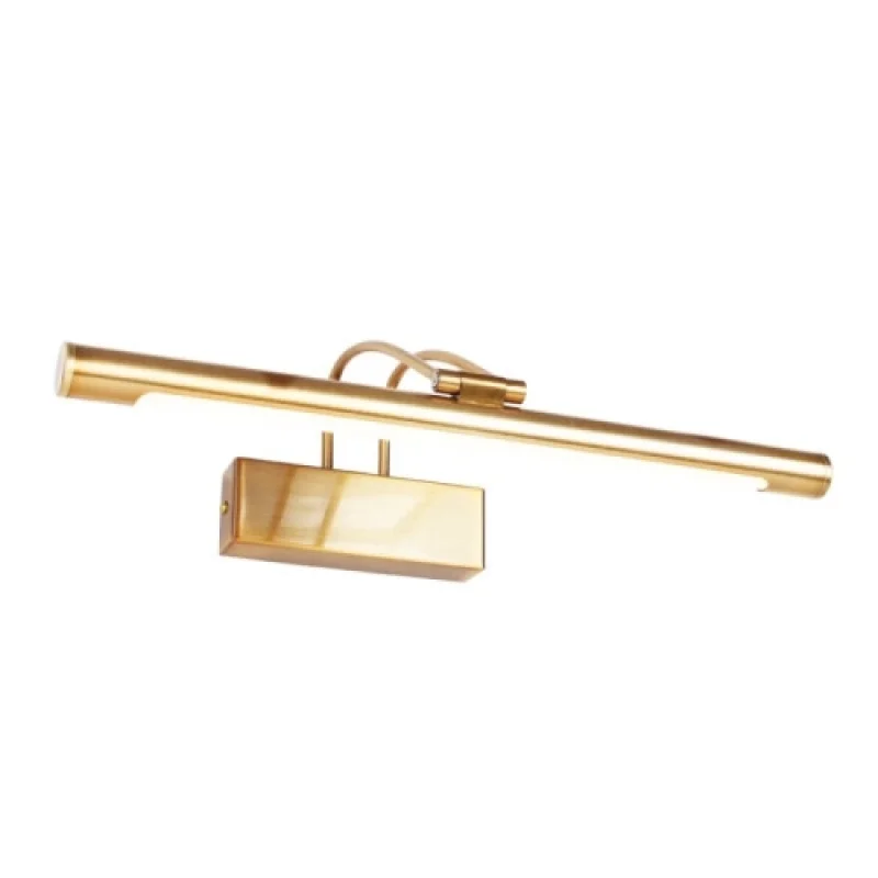 Bathroom Lighting Aria PN17LEDW40BR – ACA Lighting LED wall light for bathroom in matt brass, 1X8W, 3000K