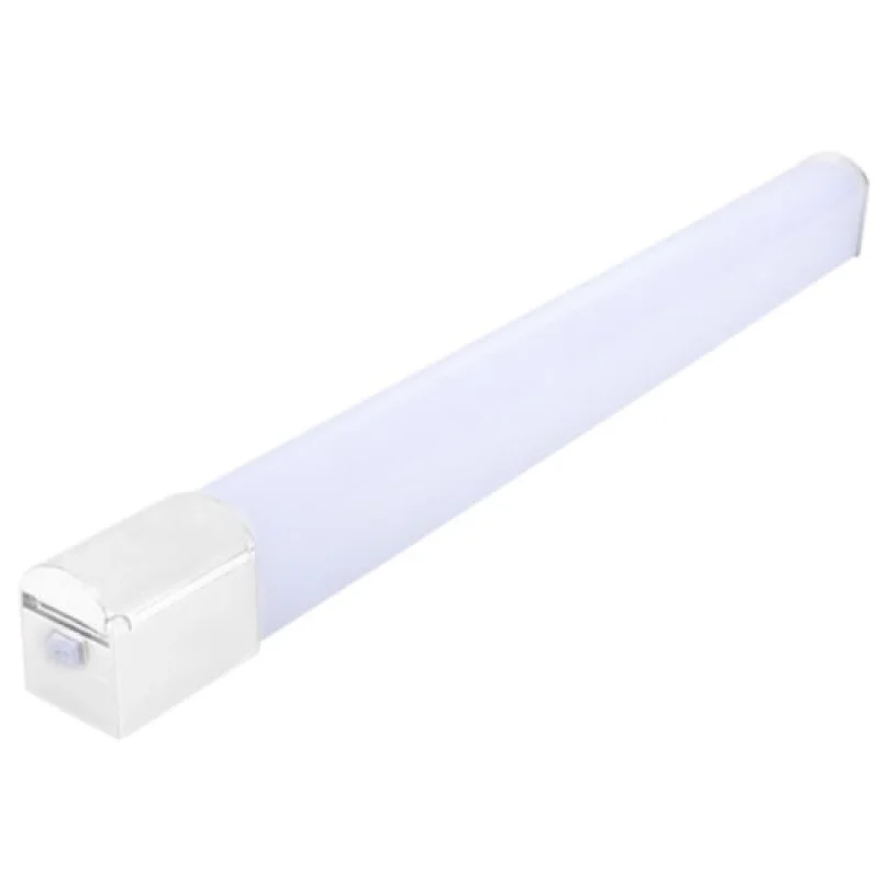 Осветление за баня ACA Lighting MIRAL1540WS – LED аплик за баня с ключ on/off в бял, 1X15W, 4000K