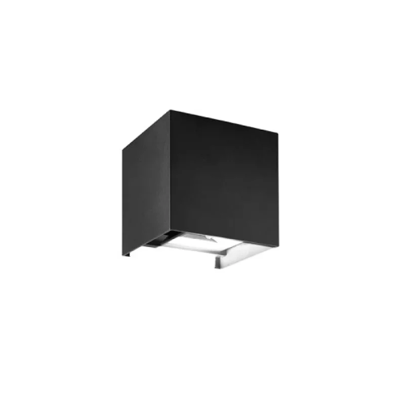 Външно стенно осветление Santur-s LG0559G – ACA Lighting LED фасаден аплик в антрацит, 1X6W, 3000K