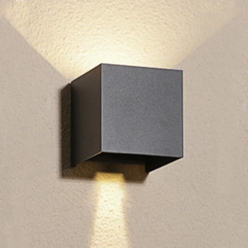 Santur-s LG0559G – ACA Lighting LED фасаден аплик в антрацит, 1X6W, 3000K
