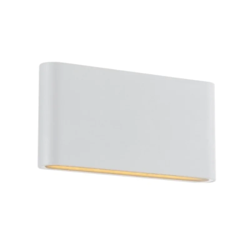 Външно стенно осветление Maida-l LG2632W – ACA Lighting LED фасаден аплик в бял, 1X11W, 3000K