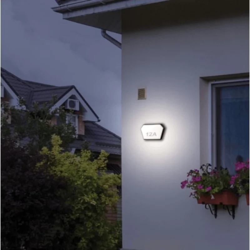 Lizio LG8203G – ACA Lighting LED facade wall light in anthracite, 1X10W, 3000K