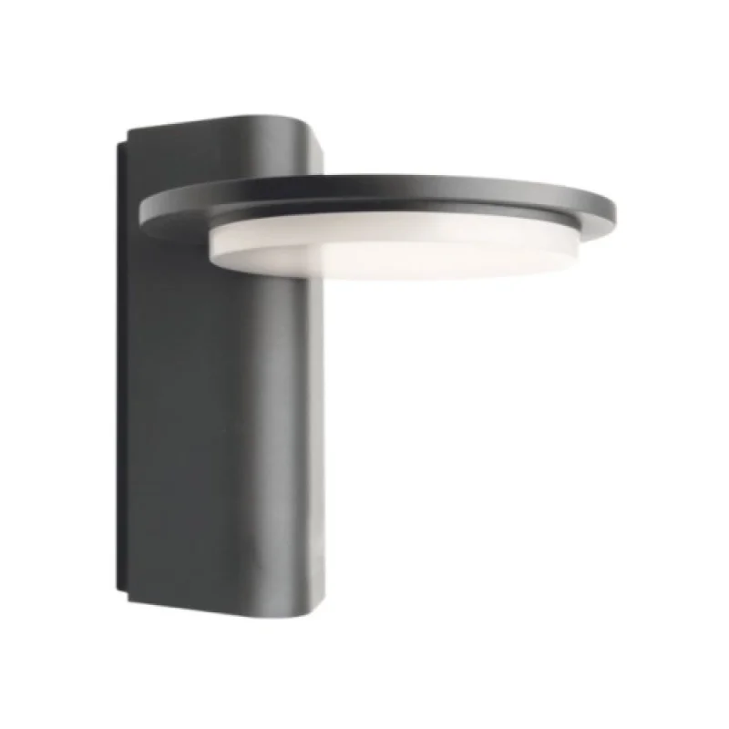 Външно стенно осветление 13w 3000K IP65 LG8205G – ACA Lighting LED фасаден аплик в антрацит, 1X13W, 3000K, IP65