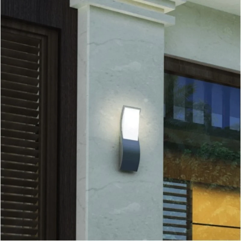 Carvo LG9305G – ACA Lighting LED facade wall light in anthracite, 1X7W, 3000K