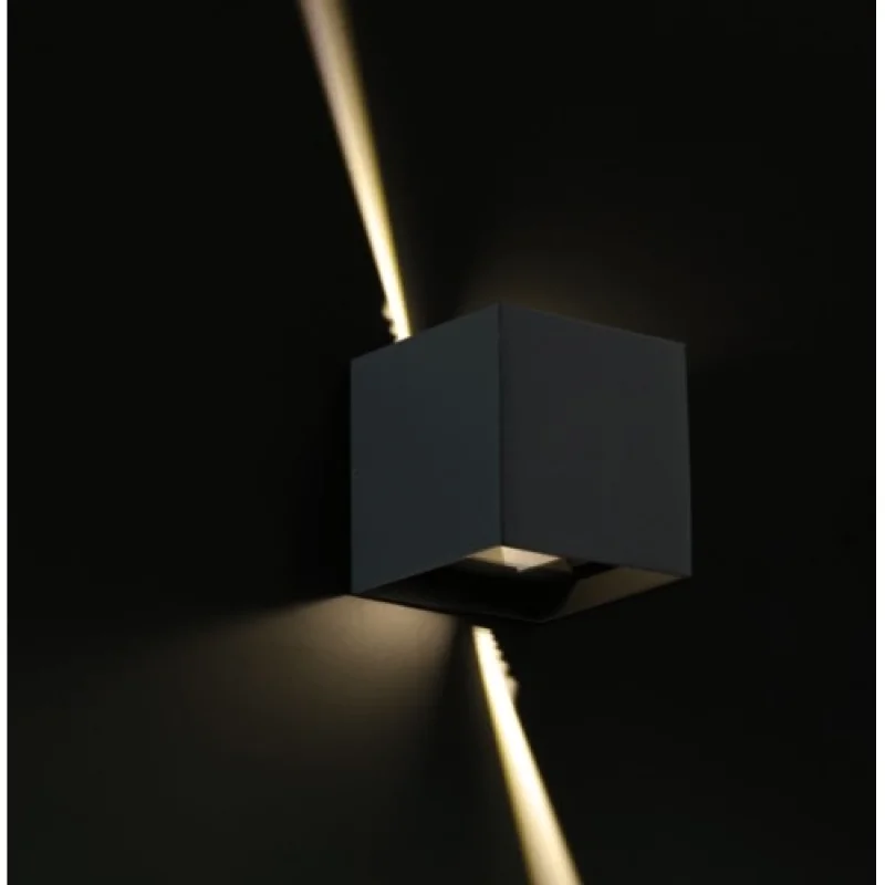 Menoa LGD006G – ACA Lighting LED фасаден аплик в антрацит, 1X10W, 3000K