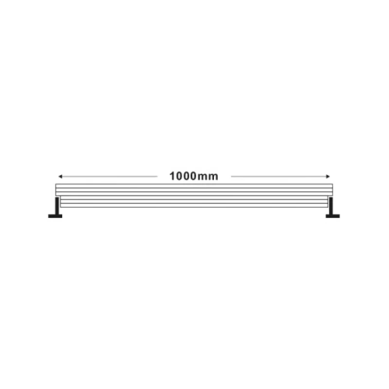 Noctu NOC3630 – ACA Lighting LED фасаден линеен осветител в антрацит, 36W, 3000K